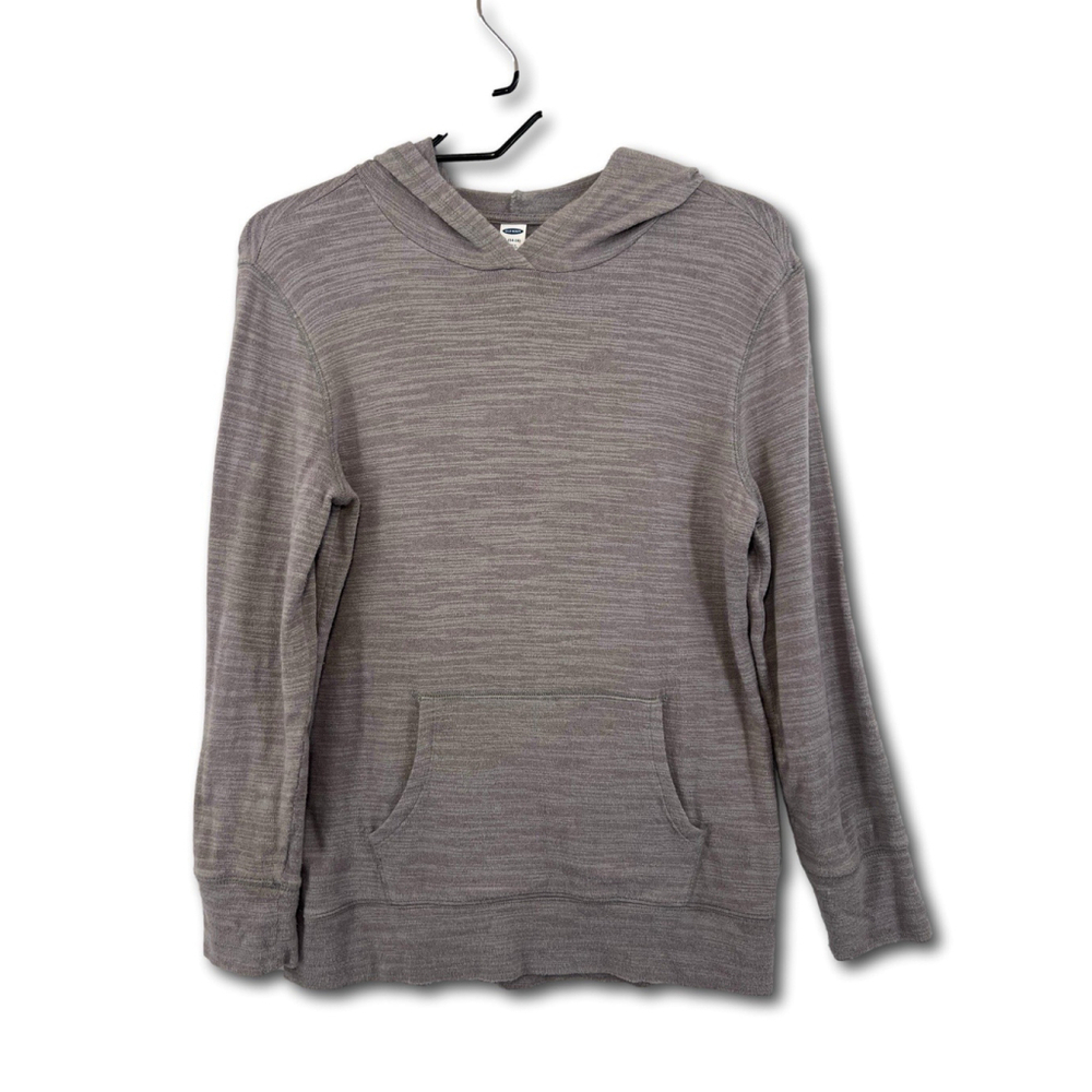 Old Navy Hoodie Lightweight Gray Long Sleeves Kids XL (14-16)